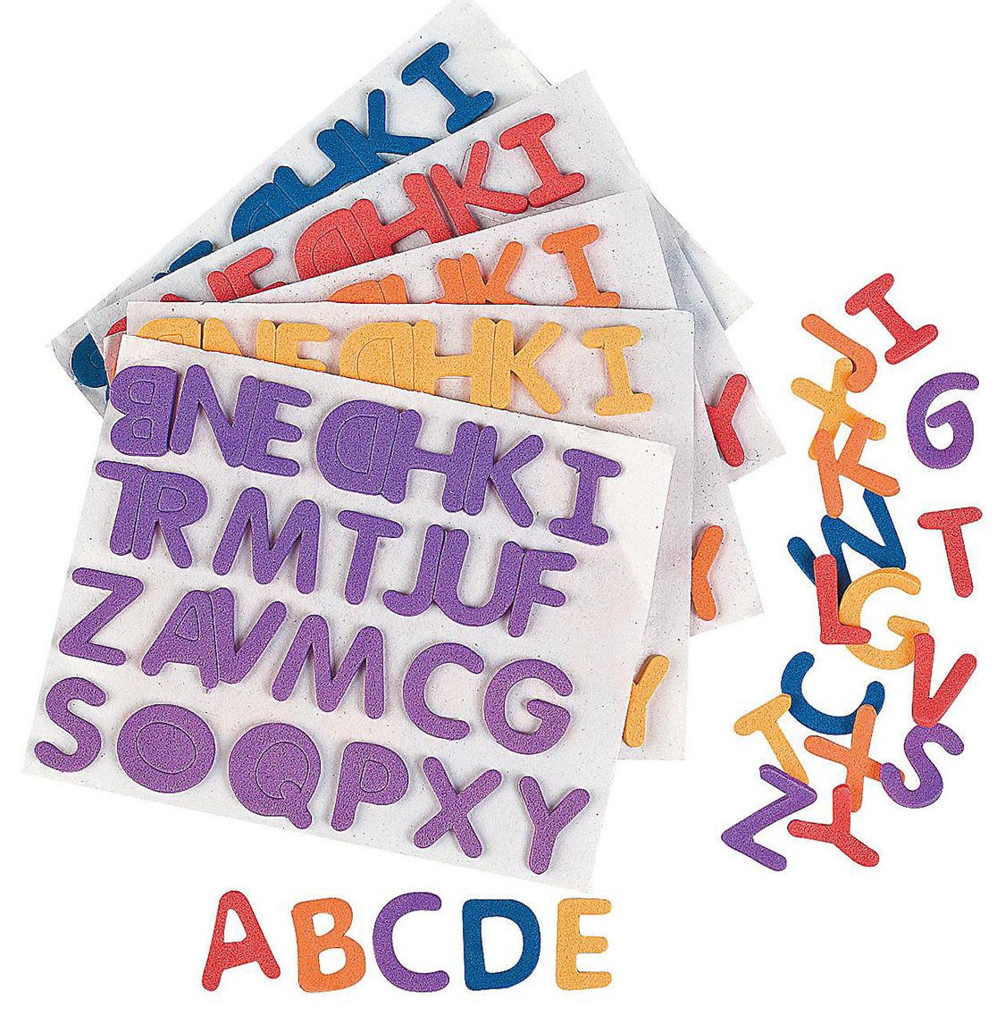 abc-foam-bath-letters-in-mesh-bag-36-pieces-tadpoles