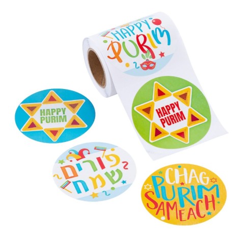 PURIM STICKER ROLL